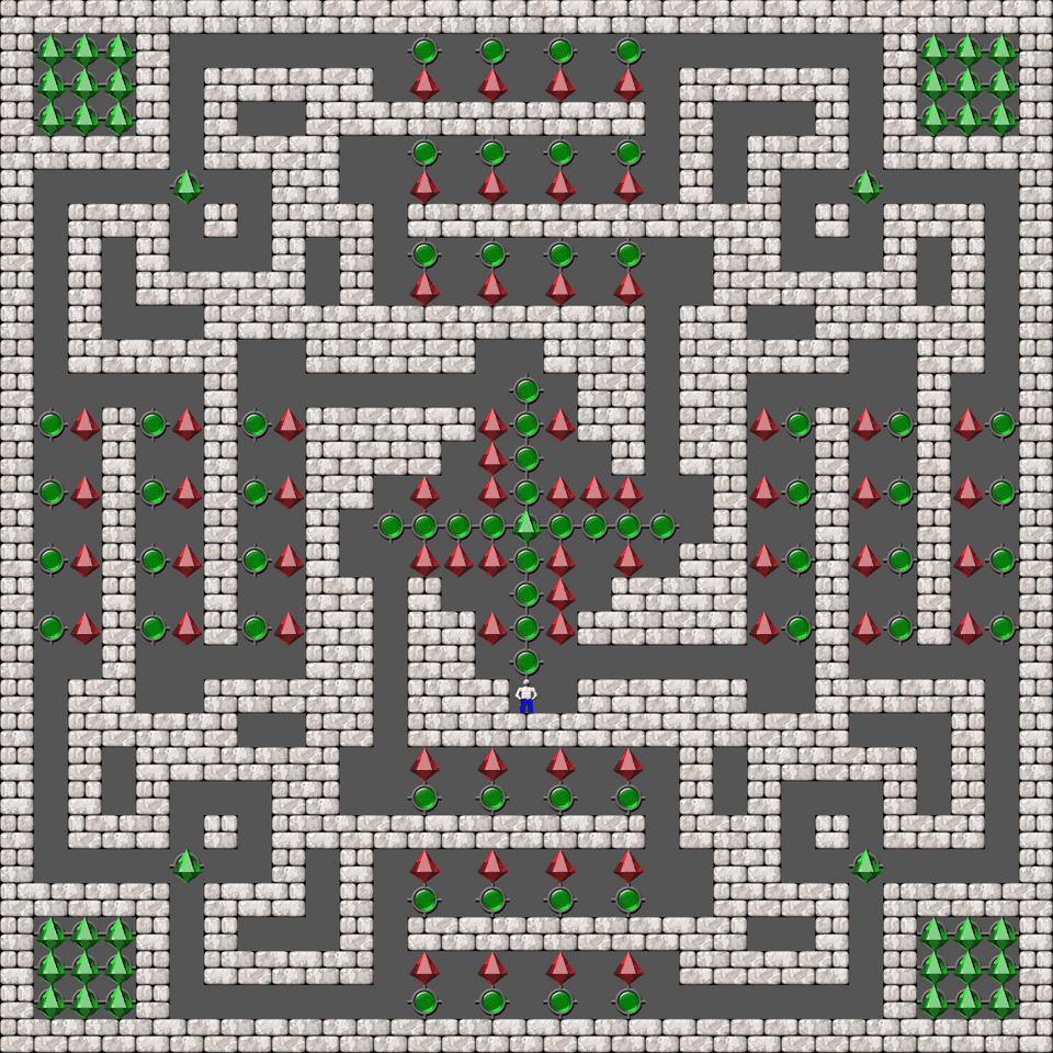 Sokoban Monry and Panda Arranged level 108